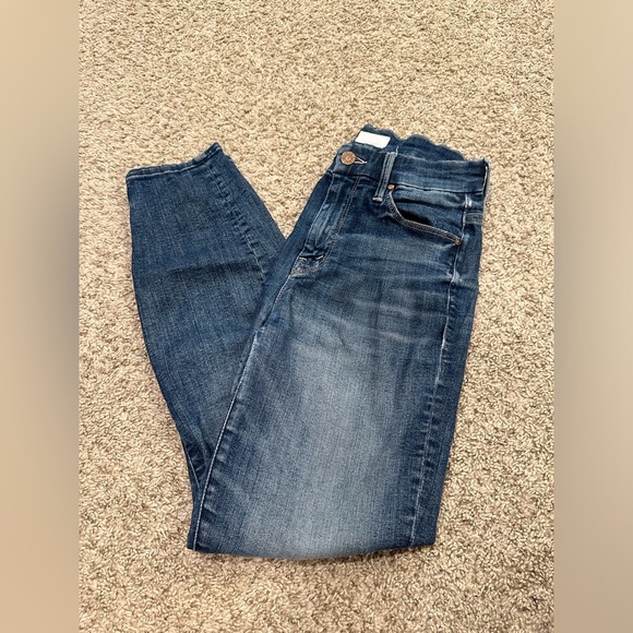 Mother high waisted looker crop jeans size 25 women’s - Picture 1 of 10